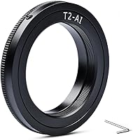 Vista 1 de Lightdow Anillo adaptador de lente de montaje T/T2 para Nikon D5500 D3300 D3200 D5300 D3400 D7200 D750 D3500 D7500 D500 D600 D610 D700 D800 D810