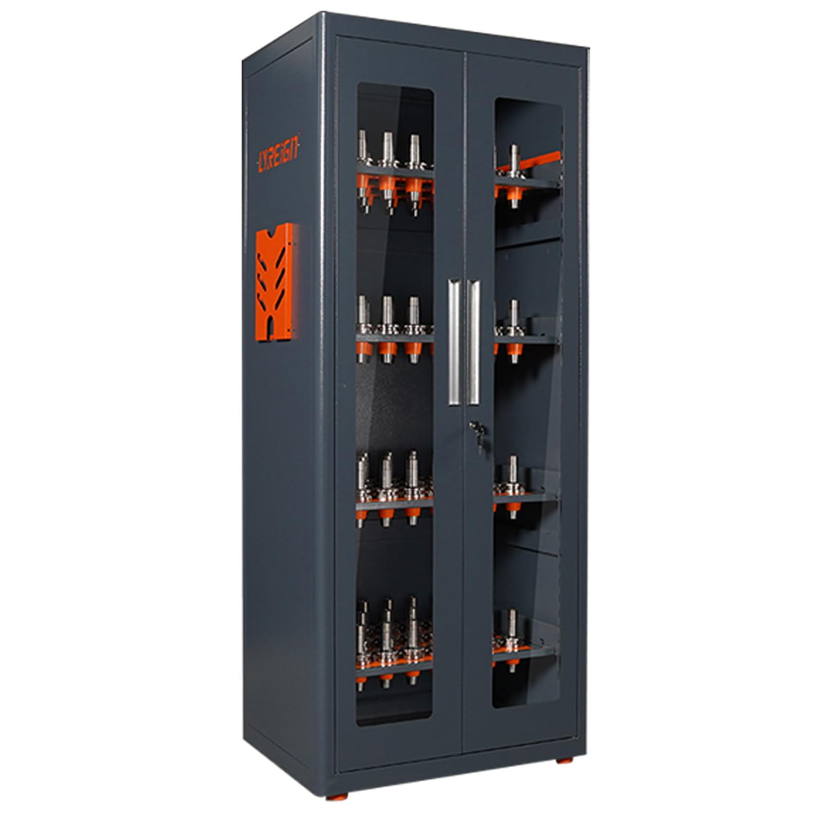 LYREIGN 40 Taper Tool Storage Cabinet Storage Cabinet CNC Tool Rack BT50 Suitable for Factory Workshop Warehouse