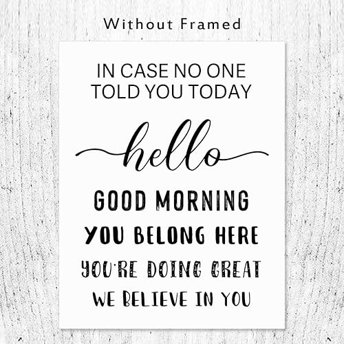 Miniatura 2 de In Case No One Told You Today, Hello, Good Morning, I Believe In You, Motivational Classroom Quotes, School Positive Quotes, Classroom Wall Decor,