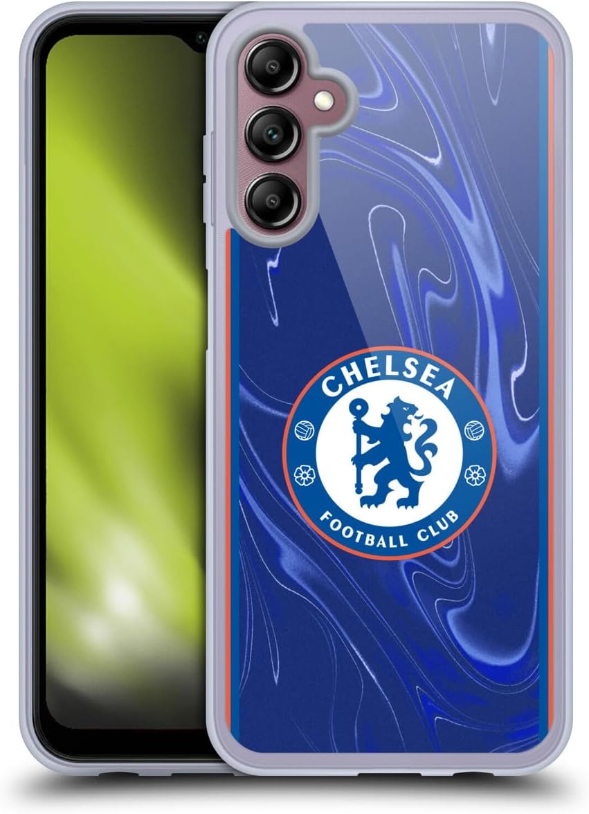 Head Case Designs Officially Licensed Chelsea Football Club Home 2024/25 Kit Gel Case [Military Grade Protection] Compatible with Samsung Galaxy A14 5G