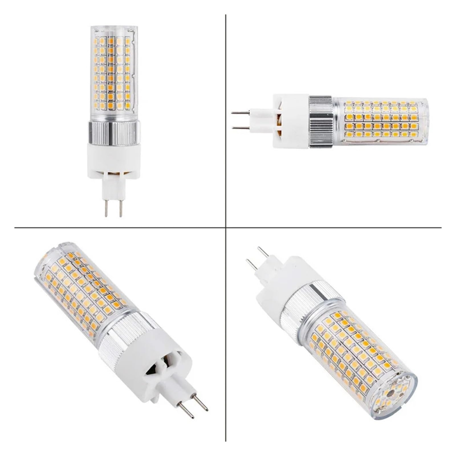 2pcs 16W G8.5 LED Lampadina A Mais Bi Pin A 150W Alonuri Metallici Lampada Da Strada For Gara Illuminazione Ad Alta Resa Cromatica(Natural Light)