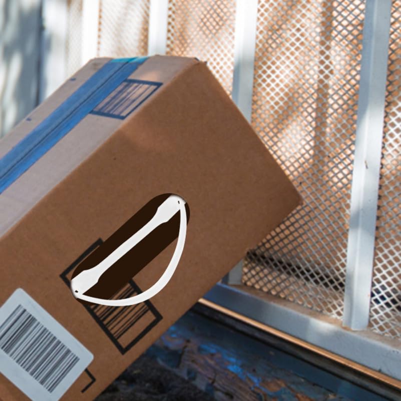 Mango De CartóN Transparente 150 Uds Asa De Transporte De PláStico Para Cajas De CartóN Leche Y Regalos 6.88X0.59In Manijas Repuesto Para Uso Diario