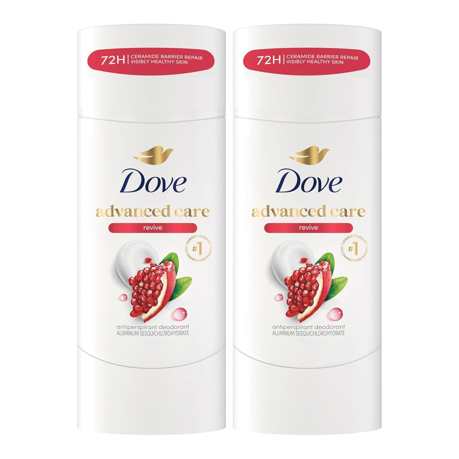Dove Advanced Care Antiperspirant Stick Revive Pomegrante 2PK 2.6 oz