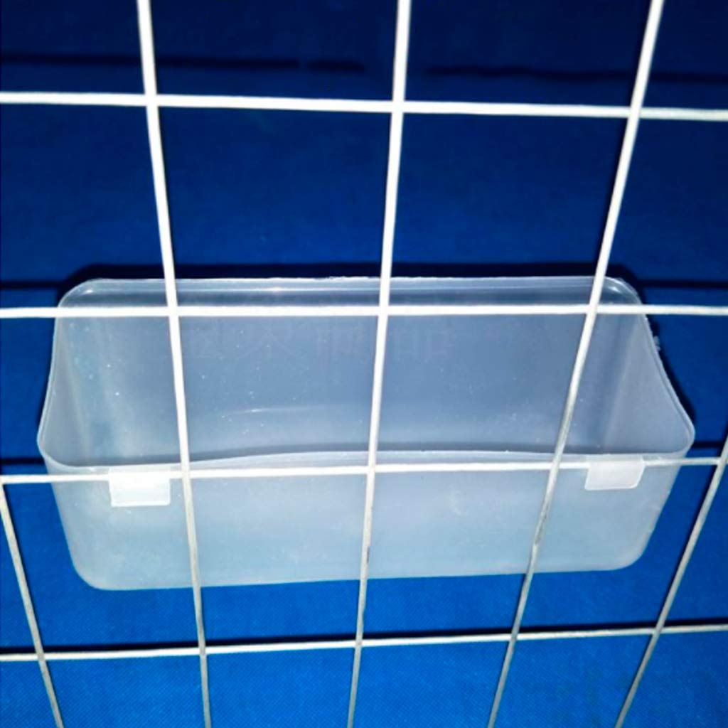 QBLEEV Vogel-Futter- & Wasserstation – Edelstahl, 2 Schalen Mit Clip Für Käfig & Ständer