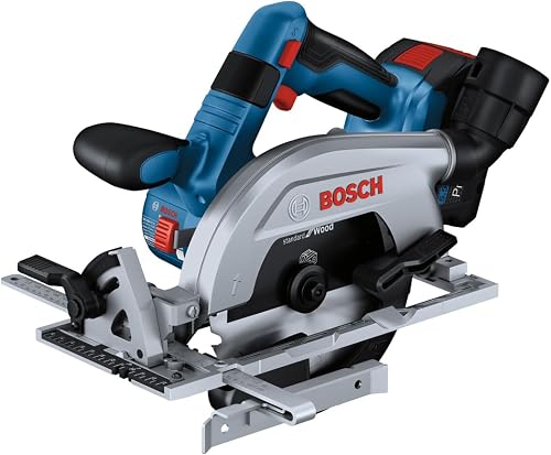 Bosch Professional L-BOXX 18 V System Battery Circular Saw GKS 18V 57-2 L Left Blade Brushless Motor Includes 1x Circular Saw Blade 2X ProCORE 5.5Ah Battery Charger - 3