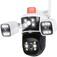 Caméra de vidéosurveillance IP de sécurité sans fil à zoom