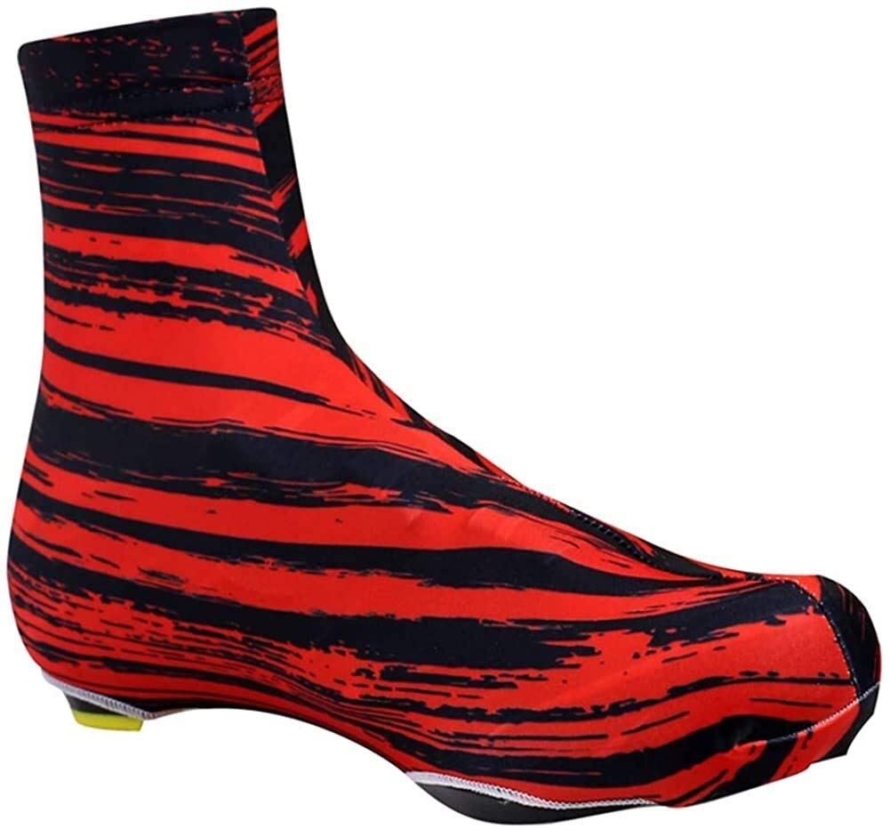 Cubrezapatillas de Ciclismo Cubrezapatillas de Ciclismo Cubrezapatillas de Bicicleta térmicas a Prueba de Viento, Tejido de Alta Elasticidad Bota Transpirable a Prueba de Salpicaduras para Hombres M