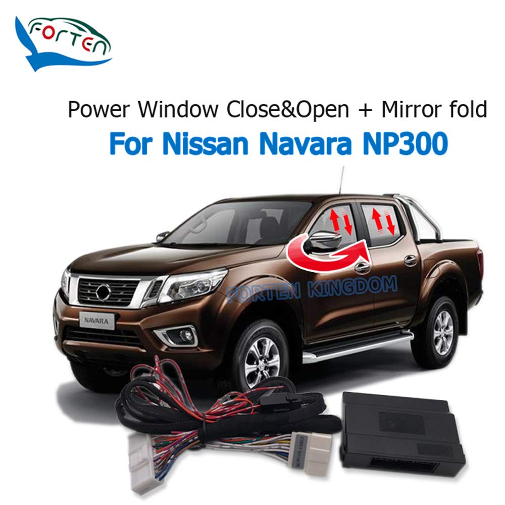 Forten Kingdom Car Side Rear View Mirror Folding and Auto Window Closer Open System Kit Module for Nissan Navara NP300 2016-2022
