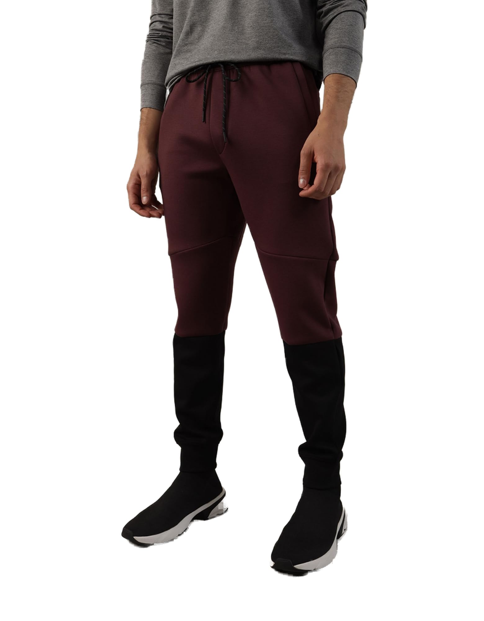 American EagleMens U-1229-4823-613 24/7 Colorblock Jogger L Burgundy