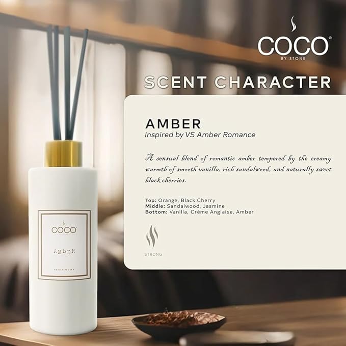 Difusor de Aromas COCO by Stone 5 oz, Fragancia Ámbar, Material Piedra miniatura 3