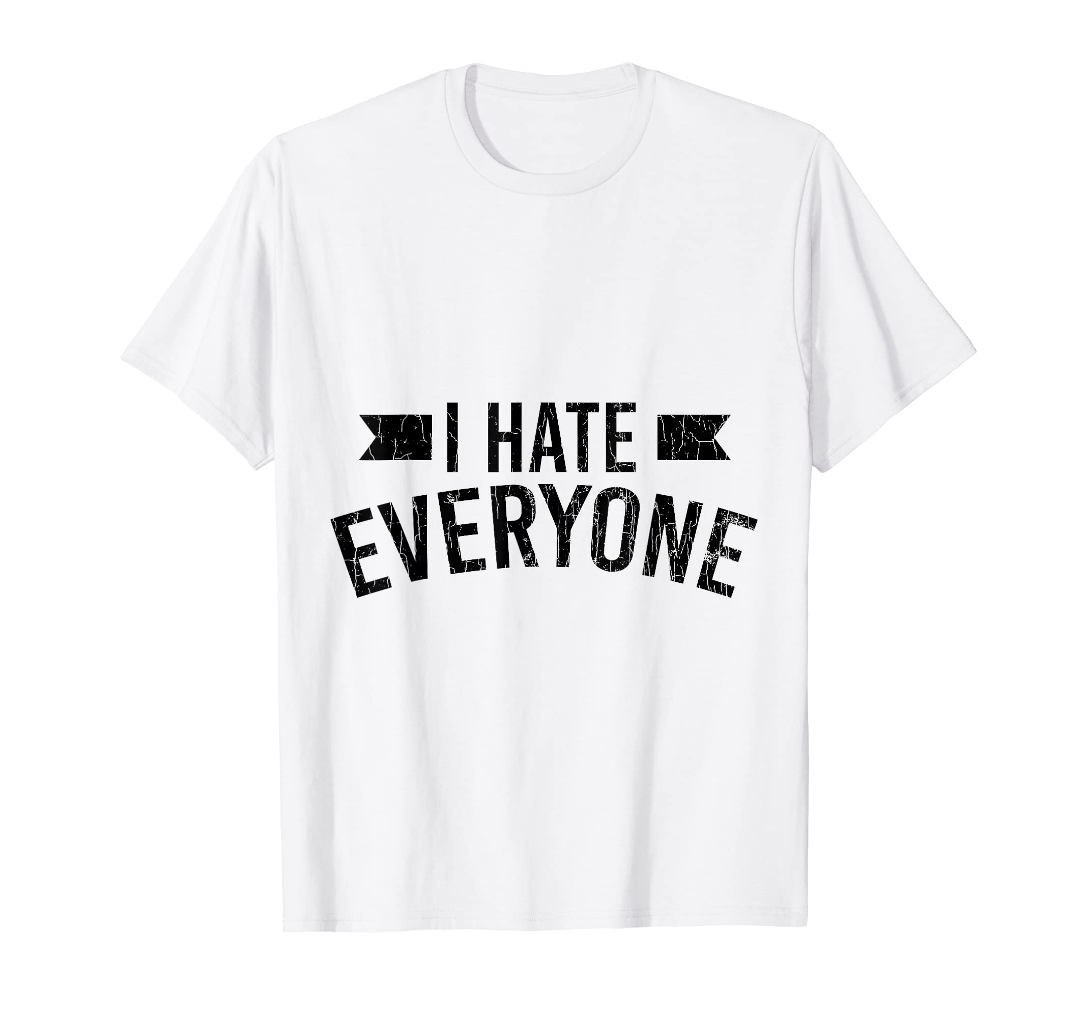 Funny Introvert Sarcasm Graphic & MoreI Hate Everyone Funny Introverts Extroverts Graphic T-Shirt