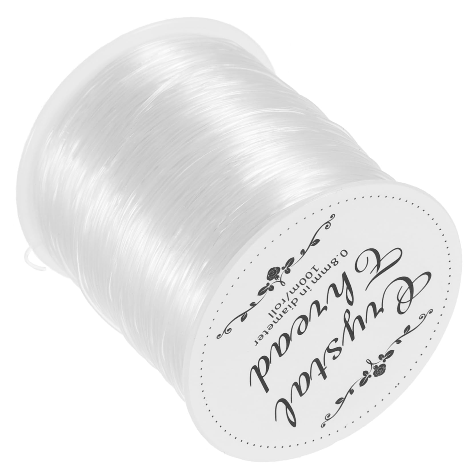 Abaodam 1Roll Transparent Fishing Line Nylon Cord Wear Resistant Monofilament String for Outdoor Fishing for Freshwater and Saltwater Angling Activities