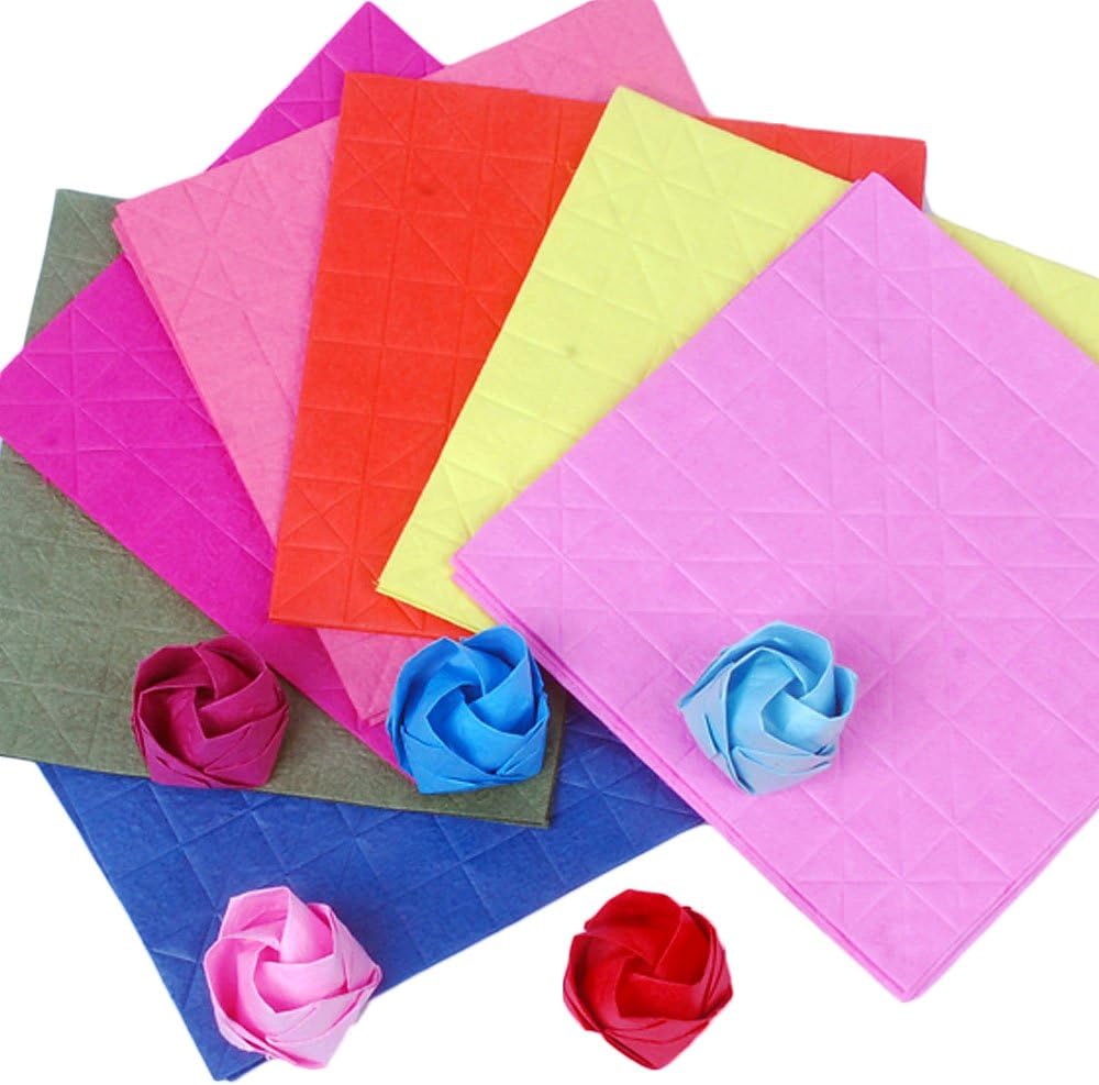 Gift Ideas Origami Roses Bud Pack Of 190 Creased Paper