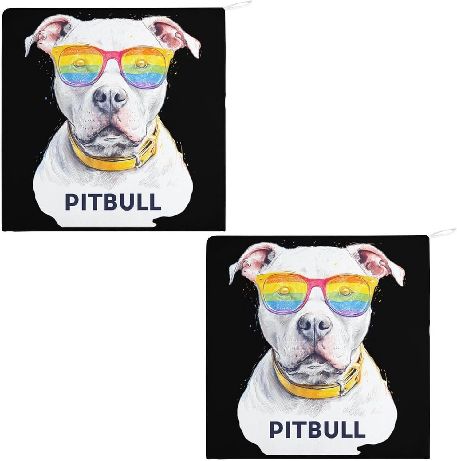 Pitbull Dog Hand Towels for Bathroom Handkerchief | Absorbent,with Hanging Loop,Kitchen Towels,for Home Hotel,Soft