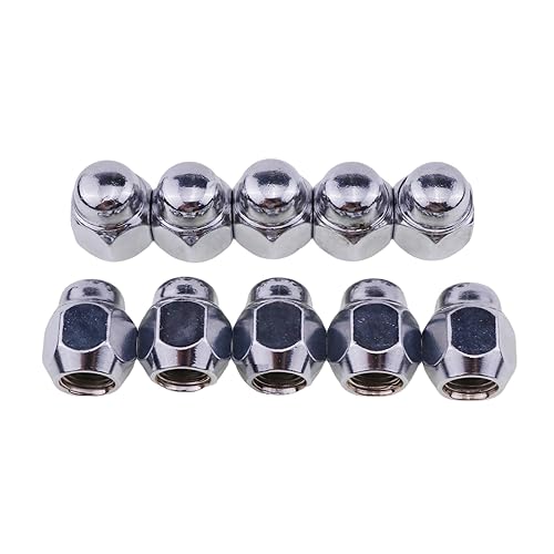 DVPARTS 10 tuercas de rueda 611-076 M12-1.25 Bellota-0.748 in hexagonales, 0.945 in de longitud compatibles con Dorman Subaru BRZ, Ascent,