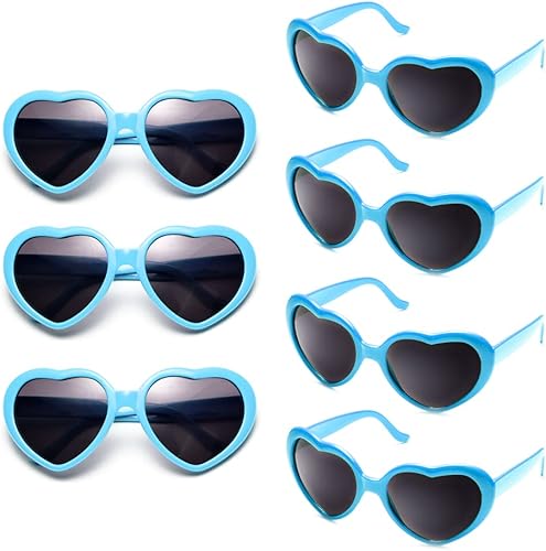 Pibupibu Colores neón Party Favor Suministros Venta al por mayor Gafas de sol de corazón