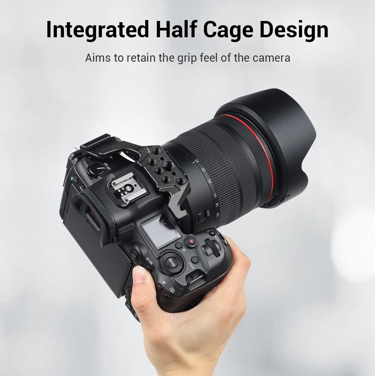SMALLRIG R5 R5 C R6 Half Cage, Camera Half Cage with Cable Clamp for Canon R5 R5 C R6-3656 - Image 3