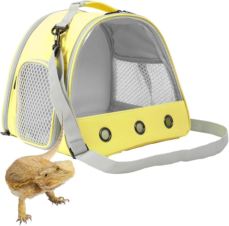 Transportadora para Pequenos Animais WEVONIGU com Janela Lateral e Visor Transparente, Black