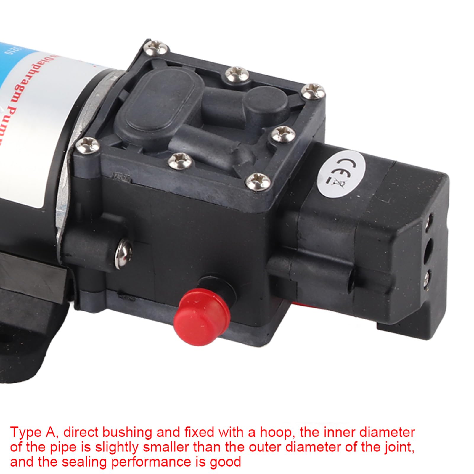 Marhynchus 24V 100W 110M 8L/M YA24-100 Pompa dell'acqua con Interruttore a Pressione, Alta Pressione, Basso Consumo di Energia per Attrezzature Industriali e Pulizia della Casa, Presa d'acqua