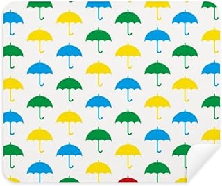 Rain Umbrella Weather Cloud Cleaning Cloth Screen Cleaner 2pcs Suede Fabric