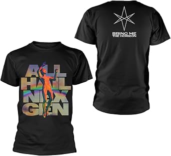 Bring Me The Horizon Mens All Hail Black T-Shirt Black | Officially Licensed Merchandise