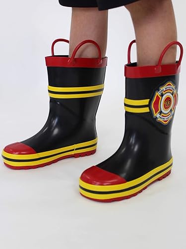 Miniatura 6 de Bombero Bombero Niños Niñas Estilo Traje Botas de lluvia (Niño pequeñoNiño)