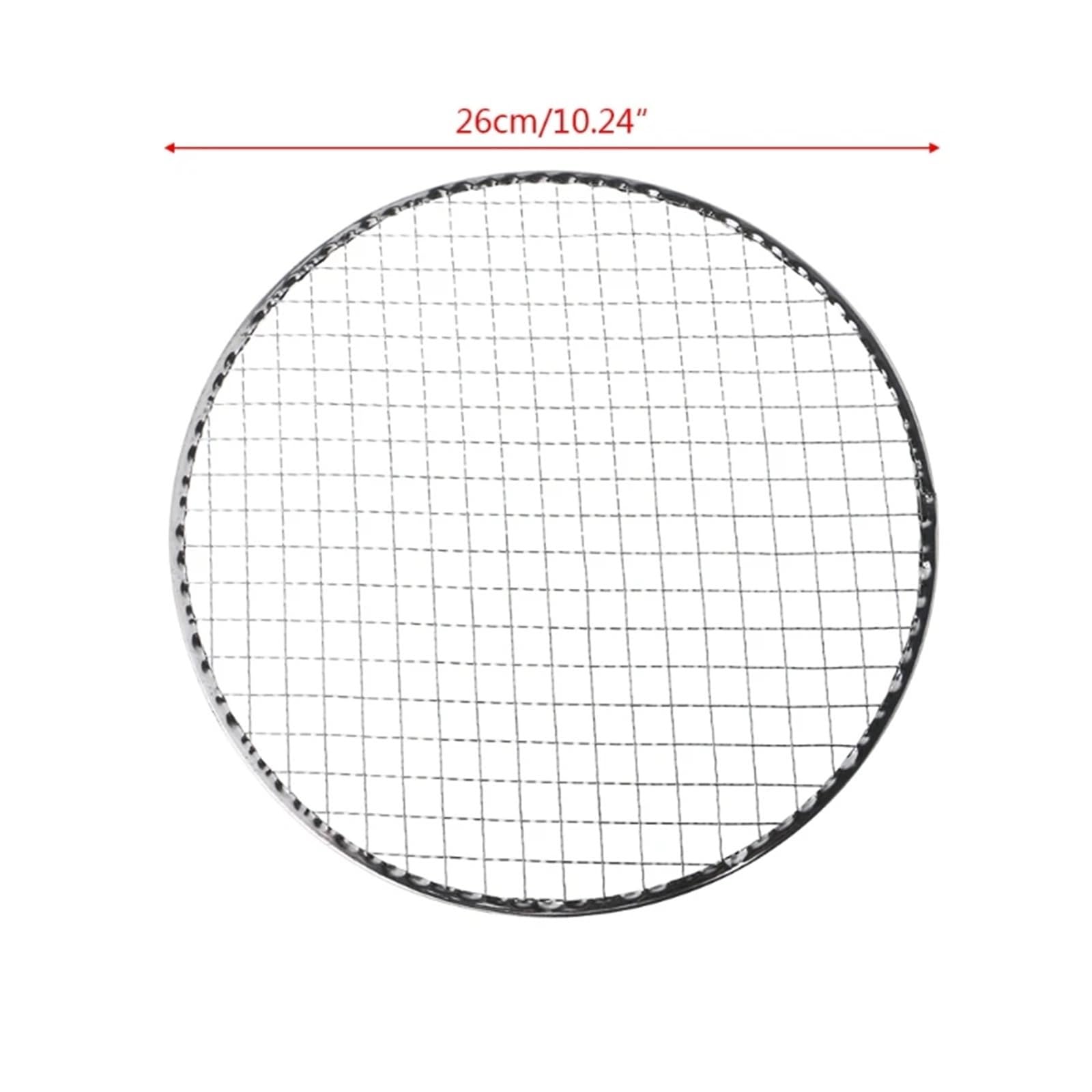 Griglia di ricambio per barbecue da 30 cm, per cucinare all'aperto, perfetta per verdure, carne, pesce e frutti di mare, ideale per campeggio, grigliate e affumicatori