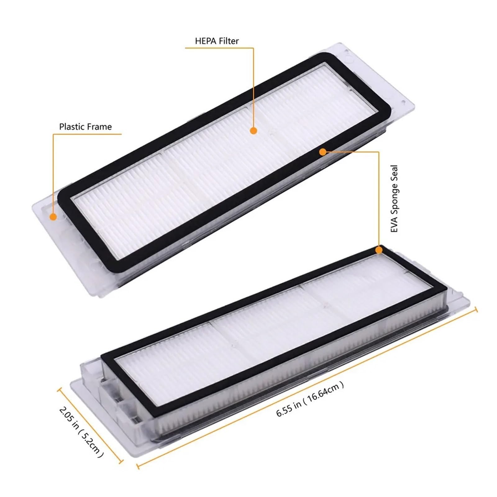 Kompatybilny z szczotką boczną filtra Koło mopa Opona kompatybilna z XIAOMI 1/1S ROBOROCK S50 S55 S6 MAXV Pure S4 E4 E35 E25 E2 Części do odkurzaczy(10pcs Side Brush Kit)