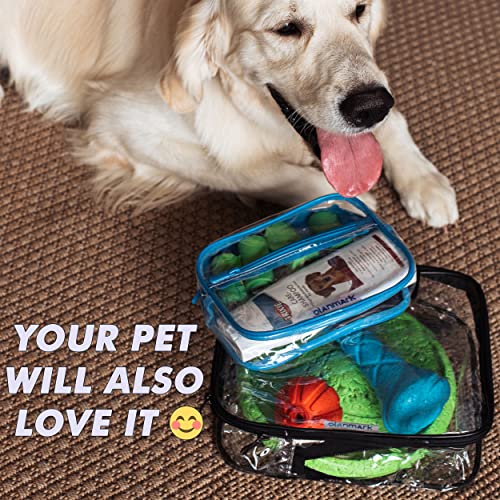 Toy Storage Bag With Zipper - Small Toy Organizer - Waterproof Zippered Storage Bag For Puzzle - Reusable Game Bag - Clear Cosmetic Bag - Compression Packing Cube - Travel Toiletry Case - Makeup Pouch #TOP6