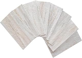 AULIGET 100-Piece Beige Slate Peel and Stick Backsplash Wall Tiles, 3
