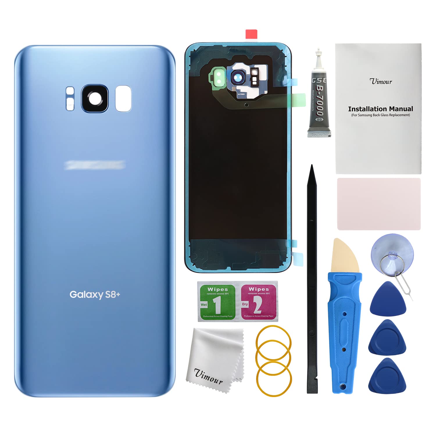 Glass Repair Samsung Galaxy S8+ Back Glass Vimour Back Cover Glass