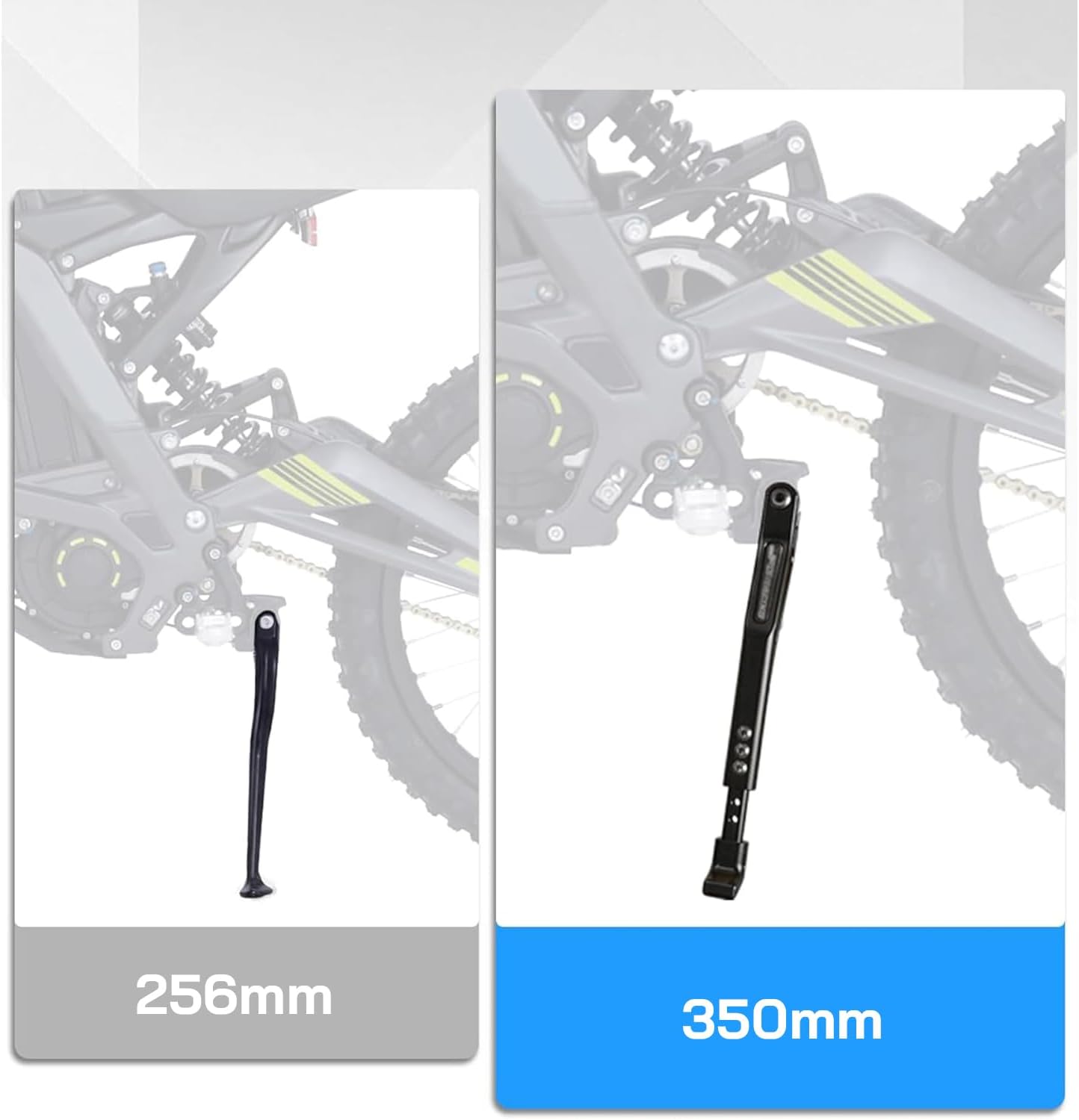 Surron Kickstand Race Lite for Sur-Ron Light Bee X/S, Segway X160 X260, E Ride Pro S/E Ride Pro SS/E Ride Pro SR/Talaria Sting | Replaces OEM Part 41550-YQ2A-0000 (Black)