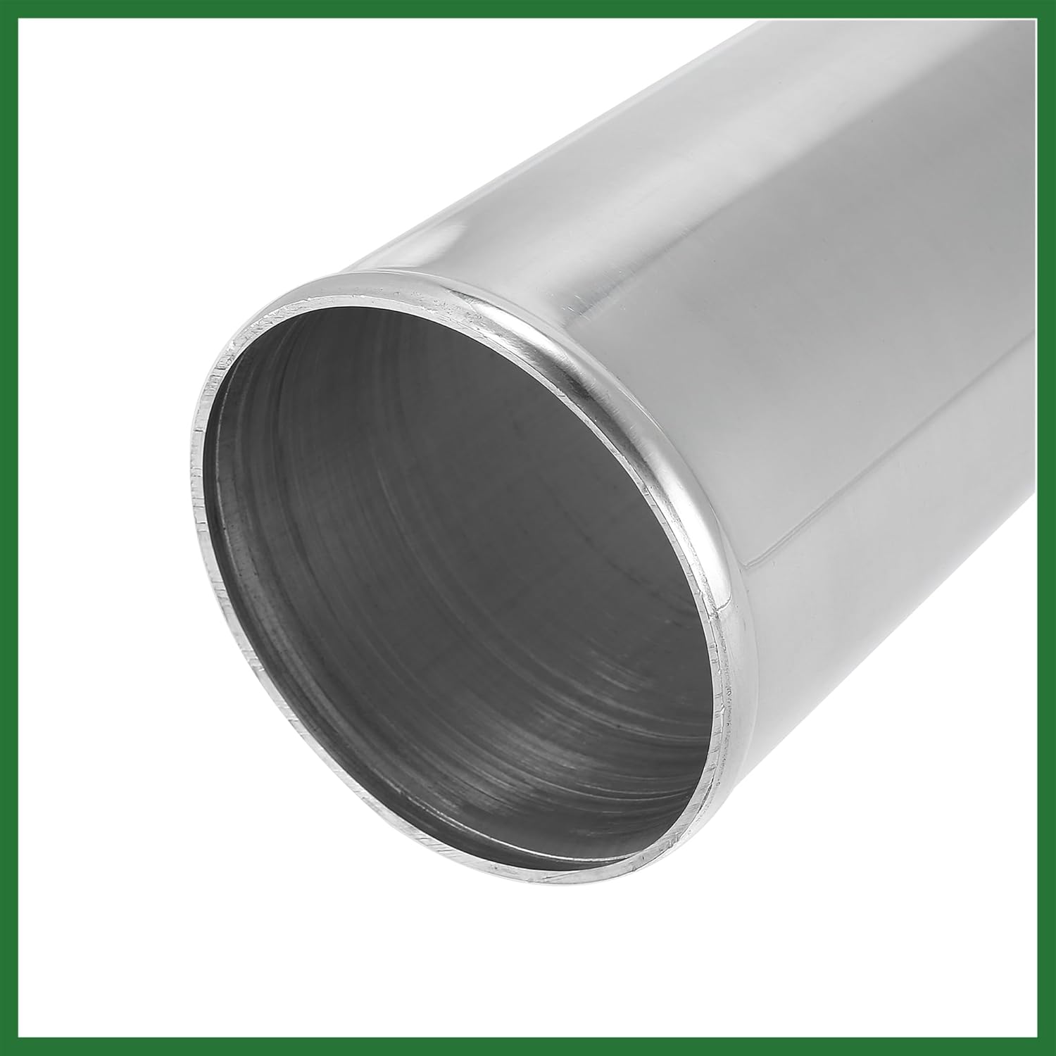 Motoforti OD 4" 102mm Length 12" 300mm Aluminum Alloy Tube Intercooler Pipe Straight Air Intake Tube Silver Tone for Car Long-lasting