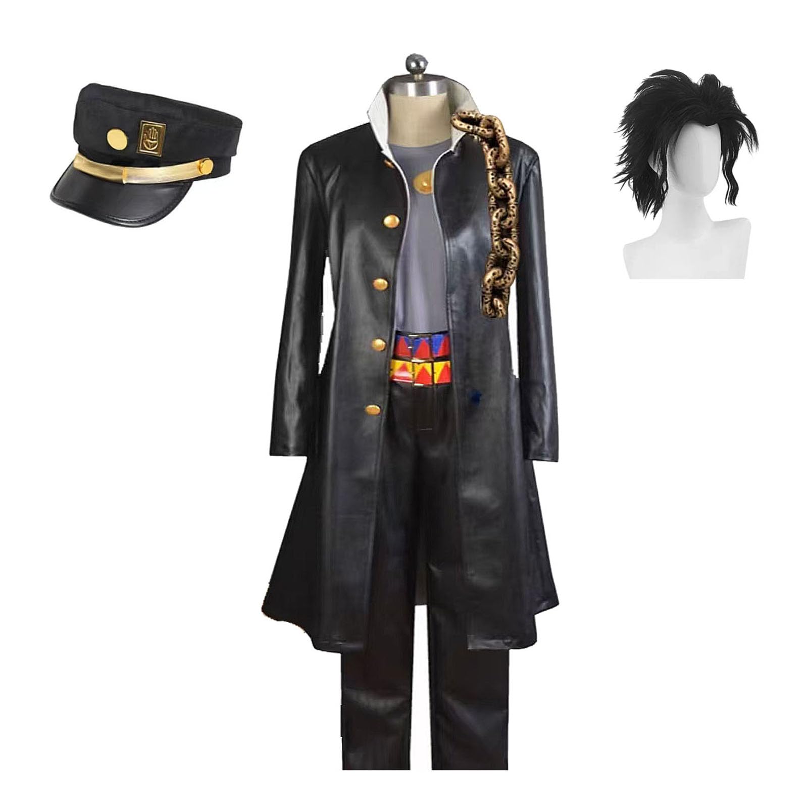 Amazon.co.jp: ジョジョの奇妙な冒険 空條承太郎 コスプレ衣装