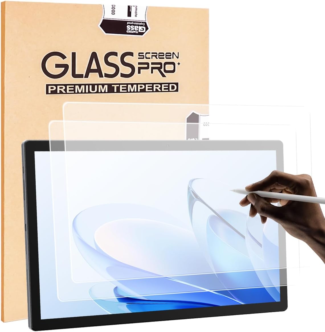 MESWAO Paper Screen Protector for 14 Inch Large Tablet 2 Pack, Matte Paper Screen film Only compatible 14" Tablet MES-B2