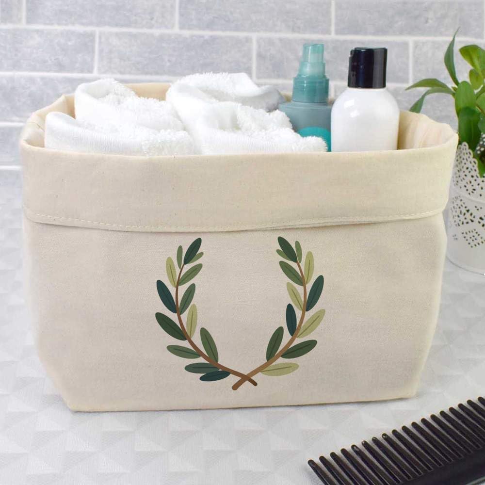 Azeeda Large 'Laurel Wreath' Canvas Organiser/Storage Bag (OR00045817)