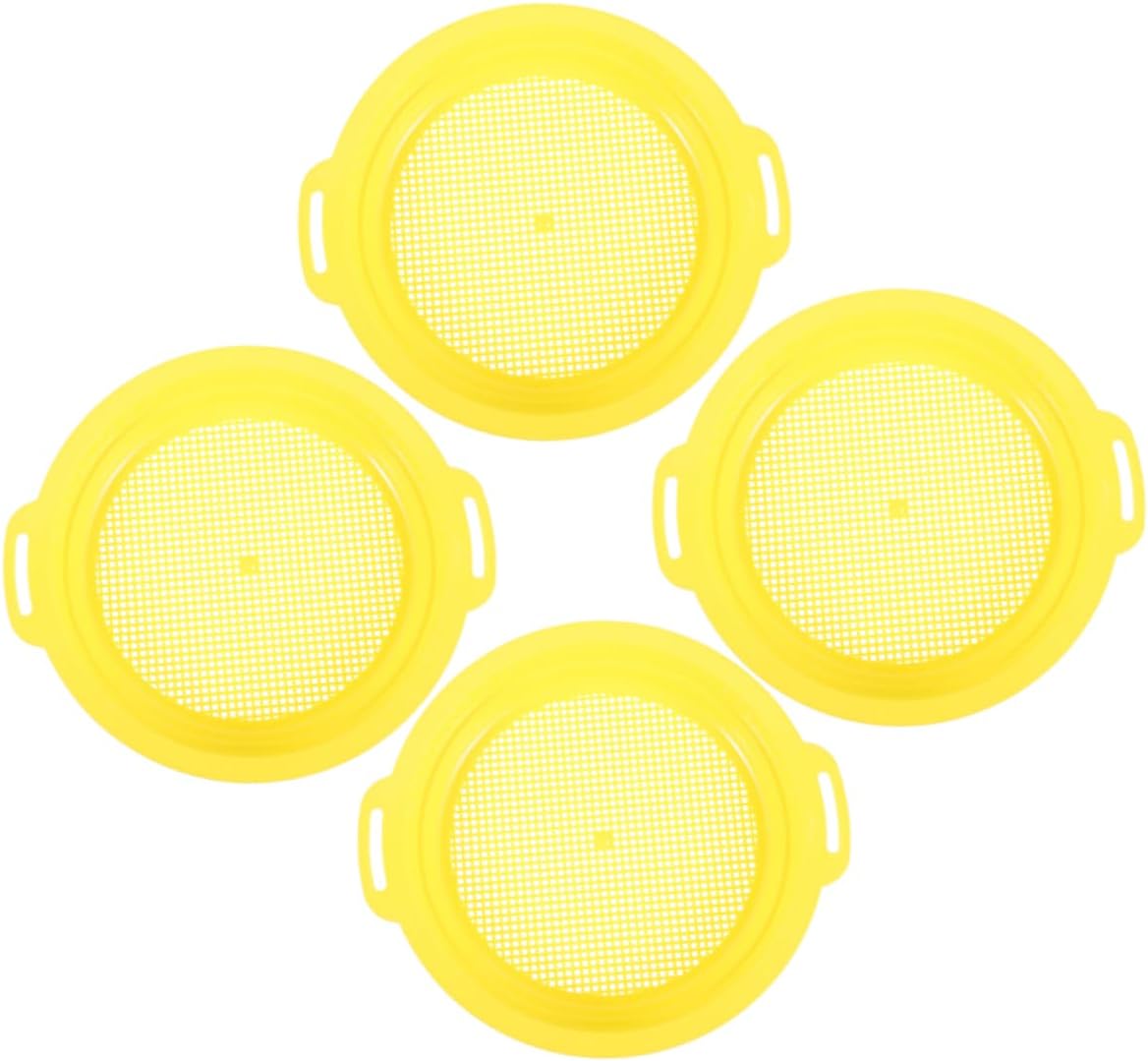 BESPORTBLE 12pcs Gold Sifting Pan Mesh Sieve for Prospecting and Beach Filtering Efficient Mineral for Gold Enthusiasts