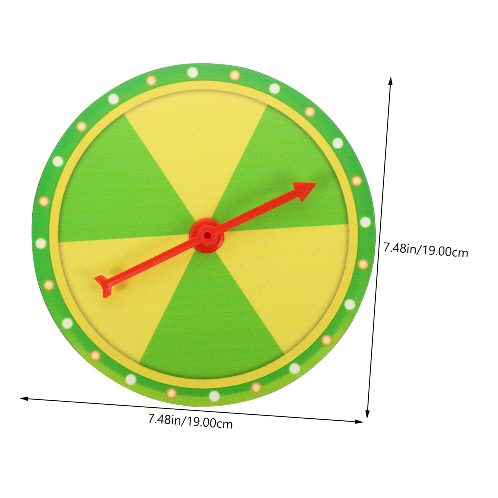 LIOOBO Editable Wheel Large Game Arrow DIY Creative Prize Wheel for Whiteboard and Party