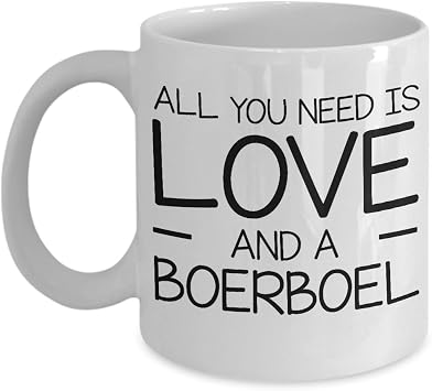 Boerboel Mug All You Need Is Love Gift Mothers Day 11oz Ceramic