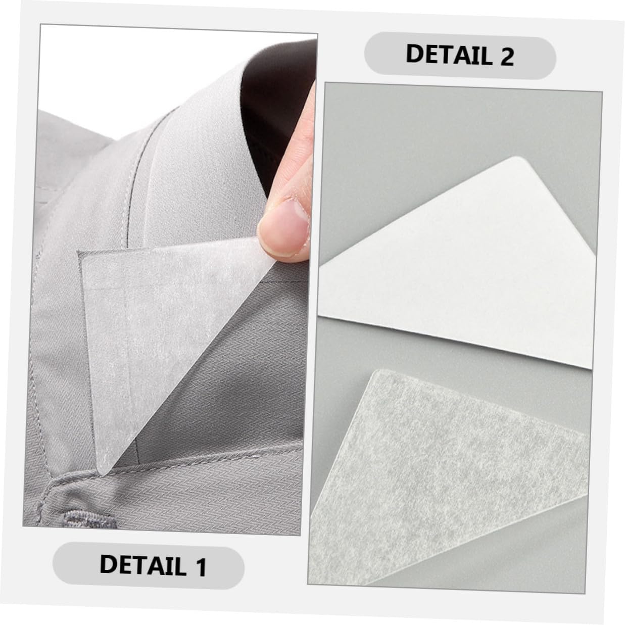 240Pcs No Curl Shirt Collar Stays PVC Plastic Anti-warping Edge Shaper for Men and Women Dress Shirts Invisible Collar Stickers for Crisp Portable and Versatile Support