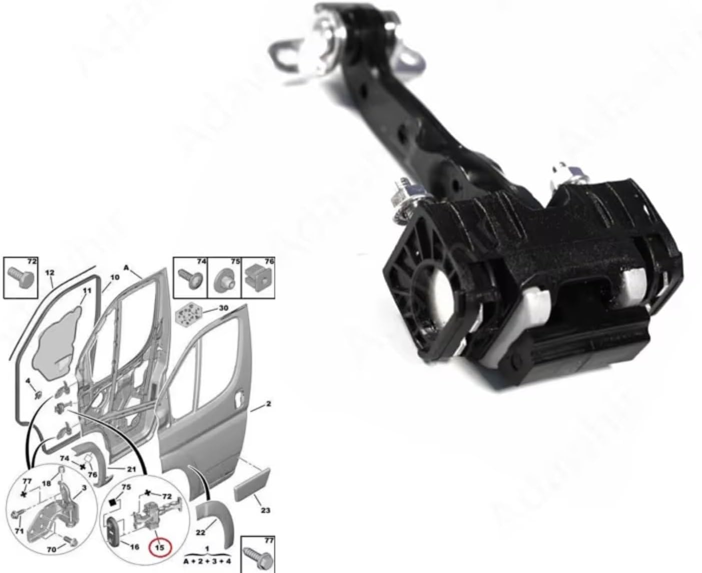 ドアローラー Compatible With Fiat For Ducato 2006 2007 2008 2009 2010 20  Compatible With Fiat For Ducato Compatible With フィアット For デュカート 20 車のスライド  ドアローラー 車ドアガイドローラー Compatible With Fiat for Ducato Modellreihe 車のスライドドアローラー Compatible With Fiat For Ducato 2006 2007 2008 2009 2