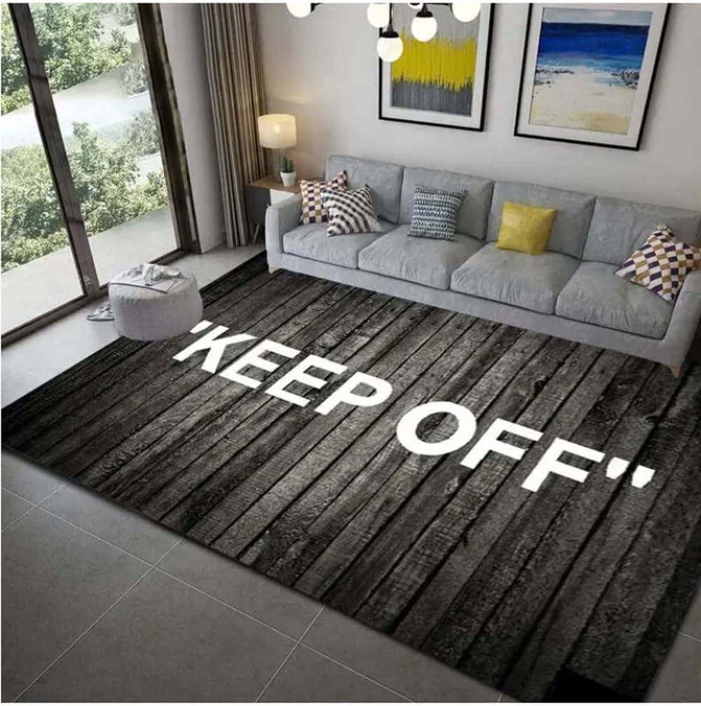 Tapis de salon 80x150cm beige crème antidérapant pour cuisine et salle de bain