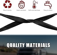 Vista 3 de Ohleats Marco Protector para Espejo Retrovisor de Coche, Funda de Protección de Borde de Espejo Retrovisor de Silicona Compatible con Modelo 3