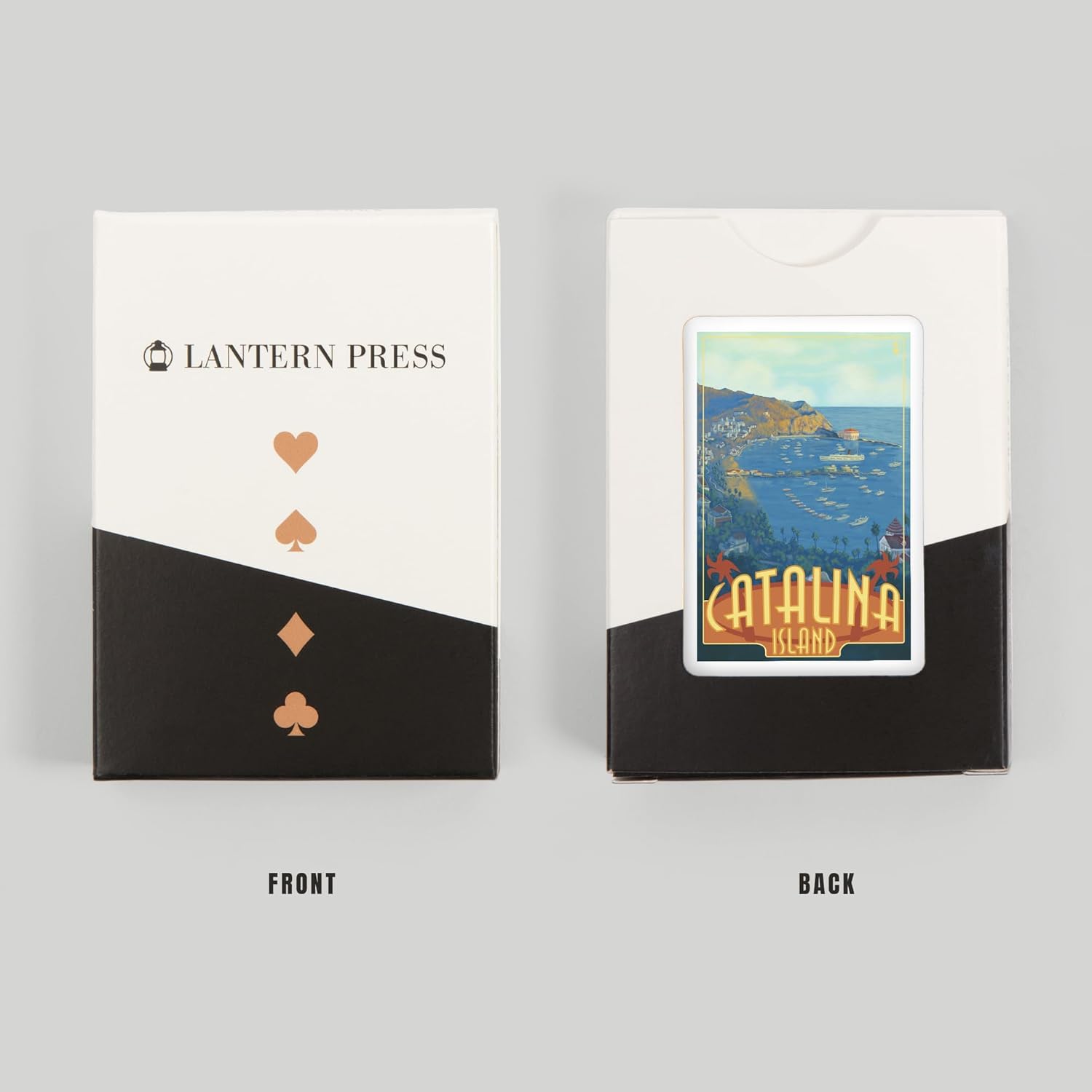 Lantern Press Catalina Island, California, Harbor Scene, 52 Playing Cards for Adults, Poker Size Card Deck
