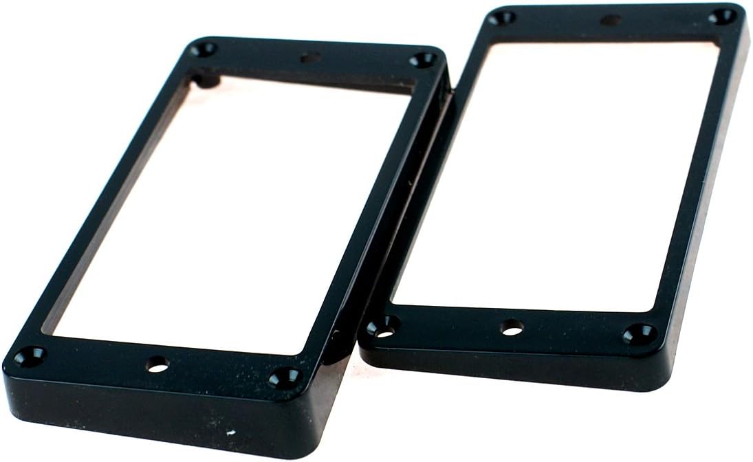 Allparts Humbucker Pickup Rings Set Curved Black