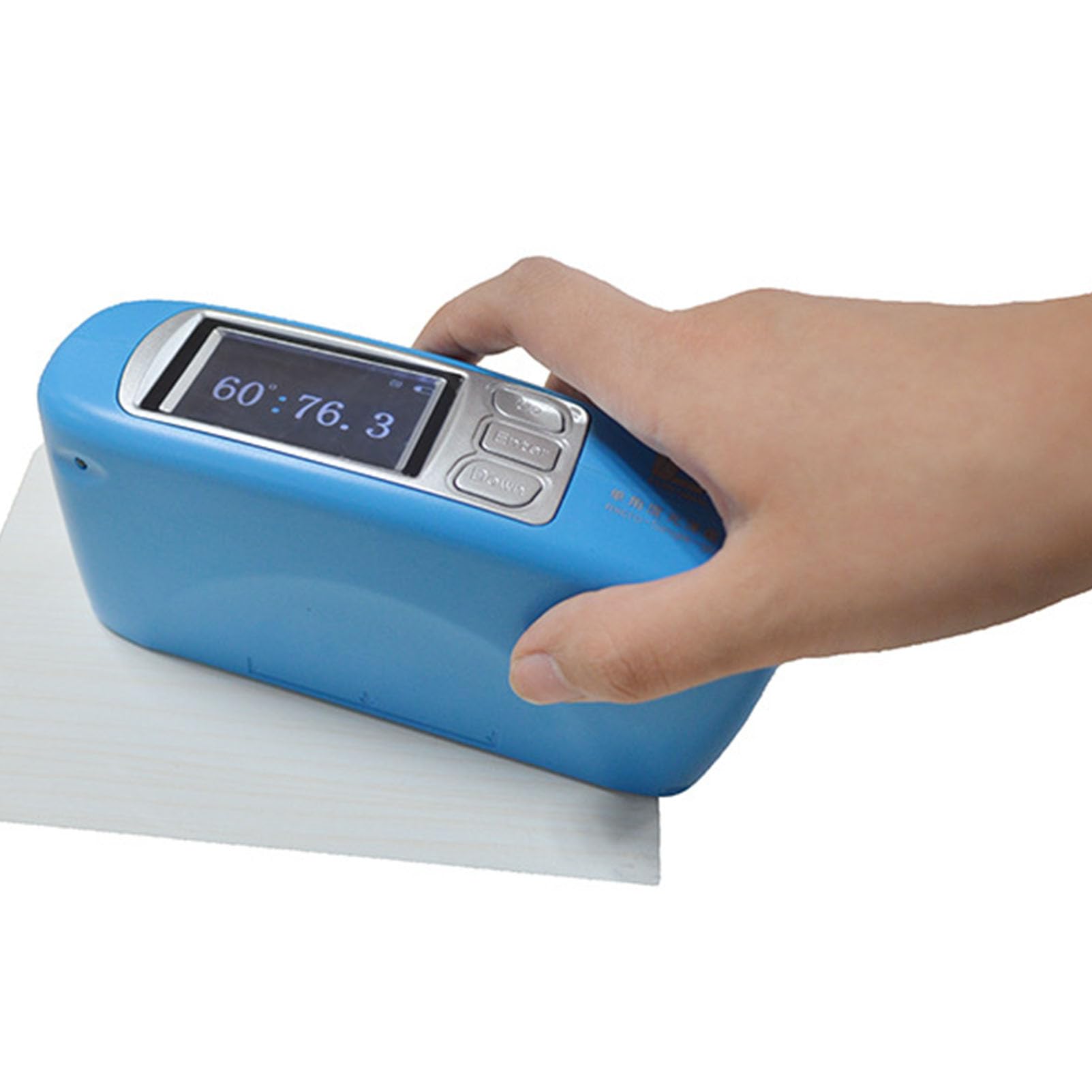 Hydravex 20° 60° 85° Gloss Meter Tri-Angle Glossmeter with Test Range 20°0-2000GU 60° 0-1000GU 85°0-160GU, Portable Digital Glossmeter for Paint Leather Hardware Gloss Detection