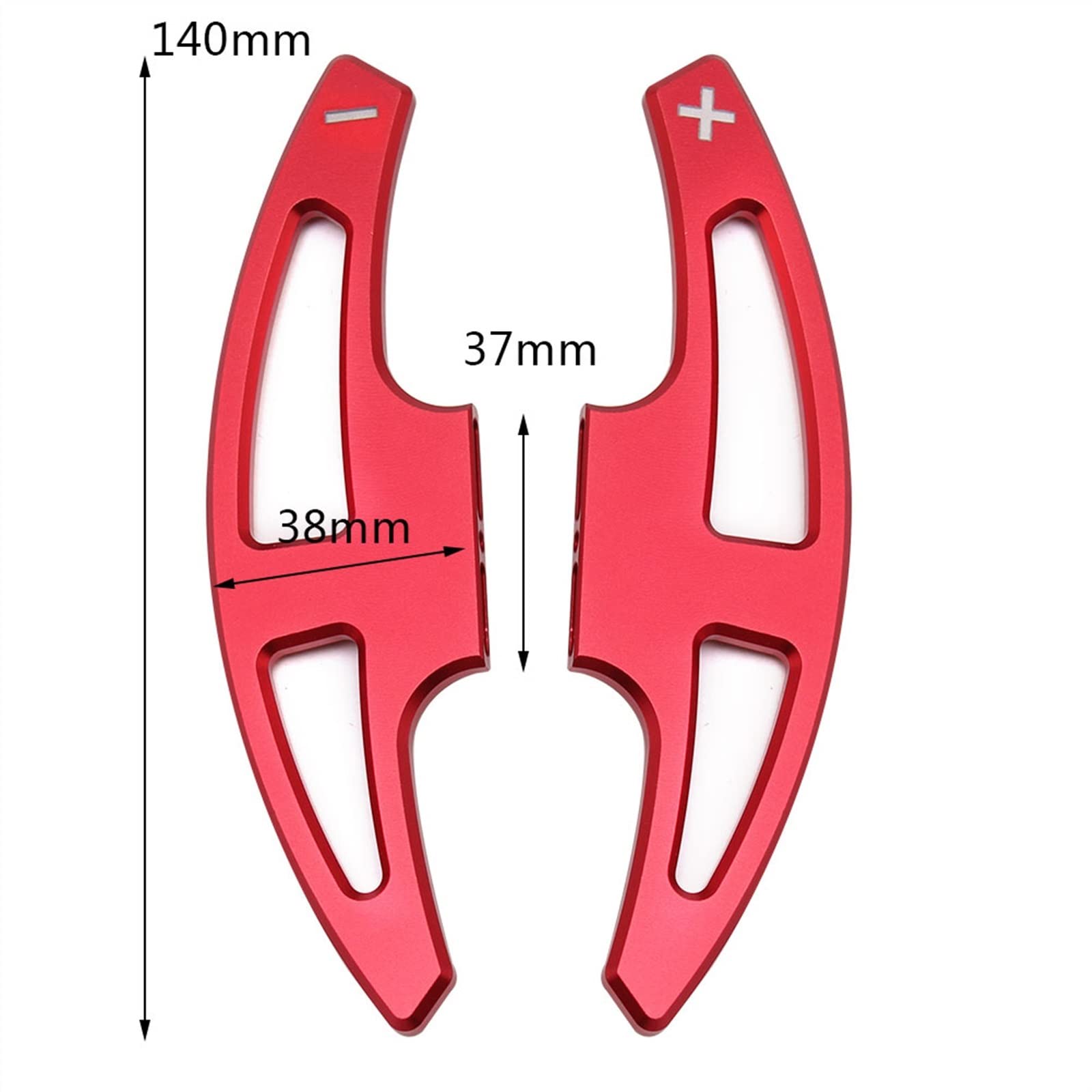 Prolunghe Per Leve Del Cambio Al Volante In Lega, Compatibili Con BMW E71 X6 M (2009-2014), Colore Rosso