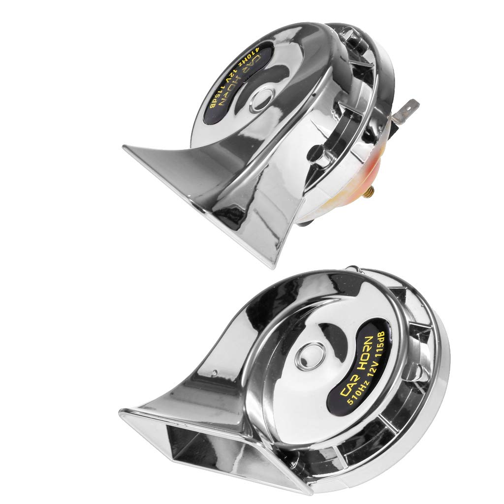 Motorrad Hupe 2pcs Air Snail Horn Set 12V 4A Dual Tone Auto Boot LKW Sirene Twin Snail Hupe