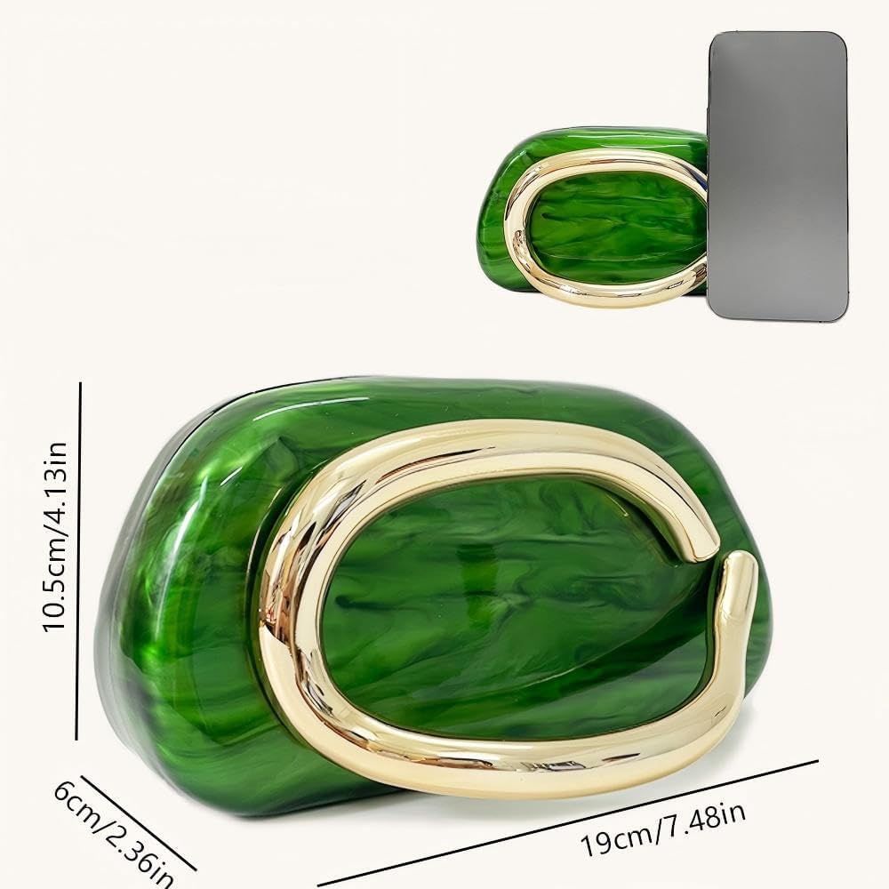 Clutch Purses for Women Acrylic Handbags, women Evening Bag for Wedding Prom Cocktail Party Events | Elegant, Fashion