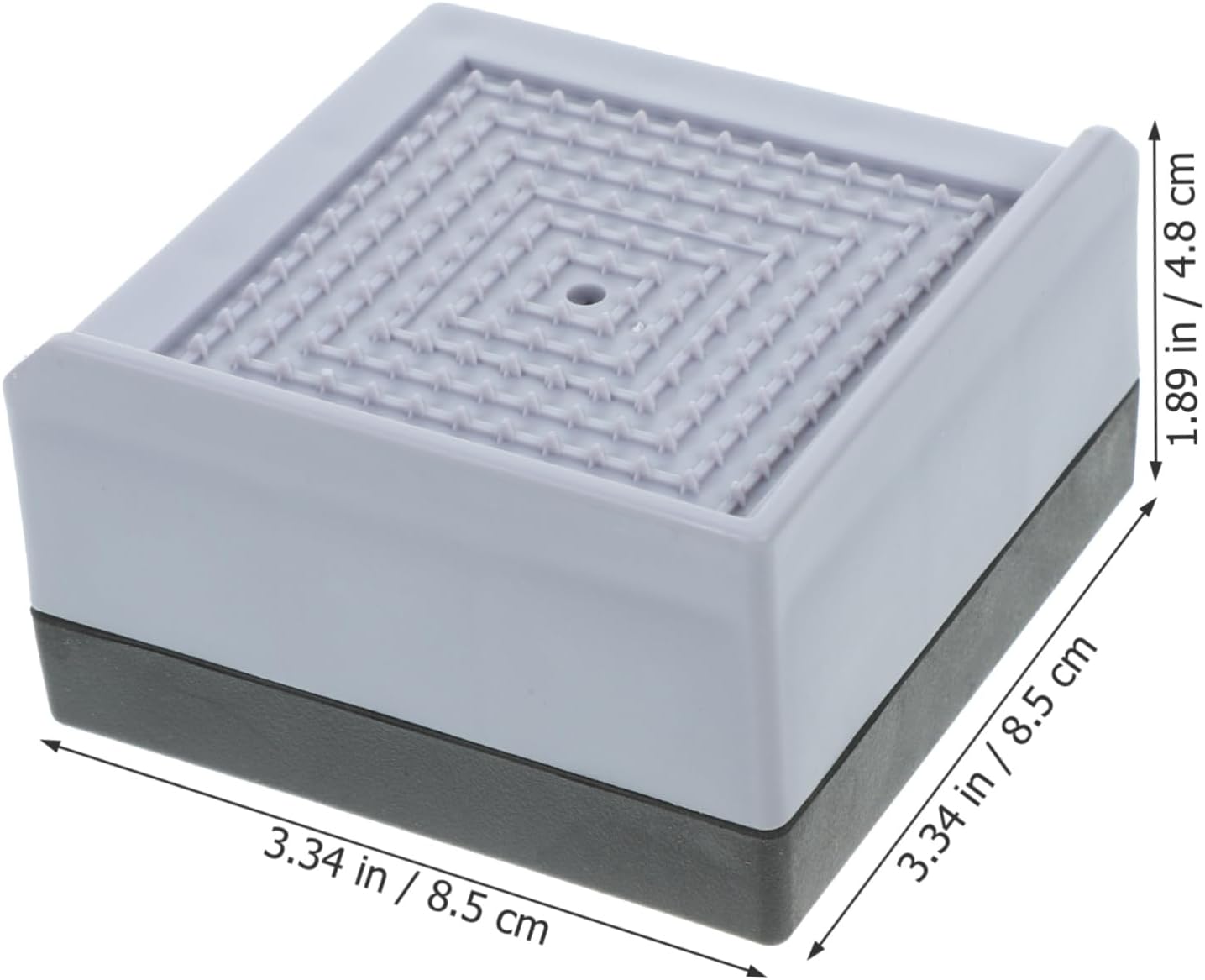 6pcs Furniture Risers Bed Risers for Carpet Desk Leg Heavy Duty Bed Frame Sofa Protects Floors Adds Storage